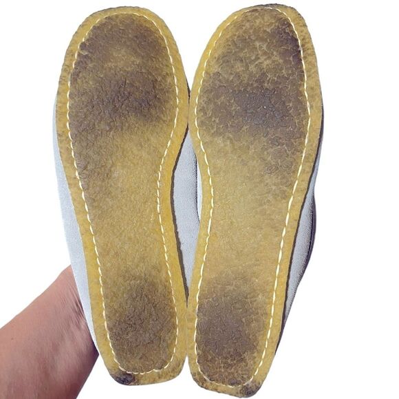 J.Crew Soft unlined suede Moccasin driving loafers in Powder Blue Size 8 - Picture 10 of 10